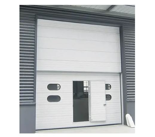 ¿Cuál es la altura estándar de la puerta para la puerta industrial?
